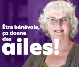 Être bénévole, ça donne des ailes!