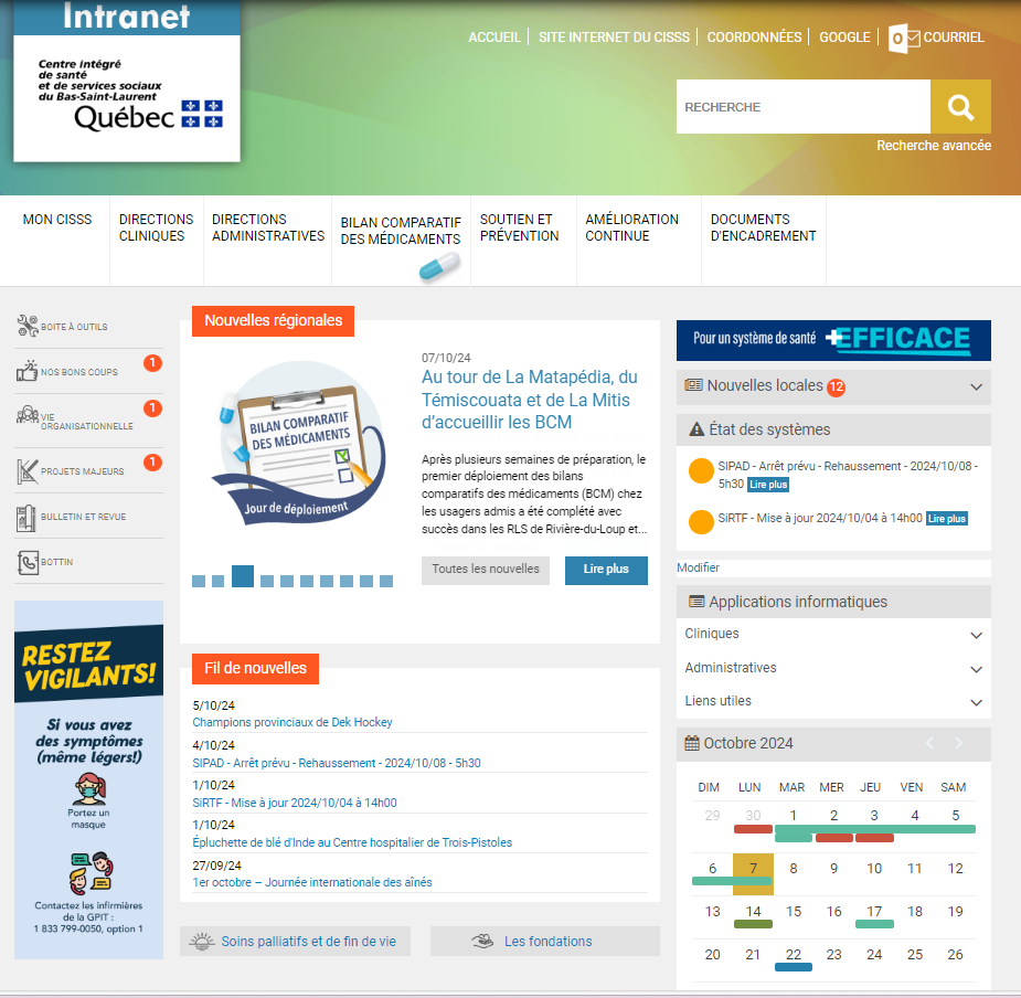 Site Intranet