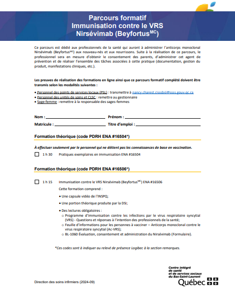 Parcours formatif